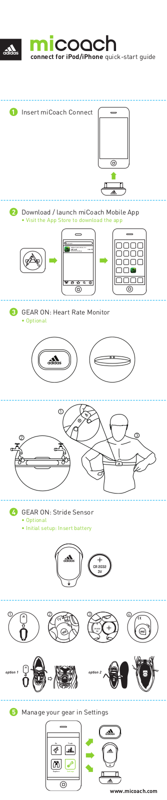 Adidas IPHDONGLE User Manual