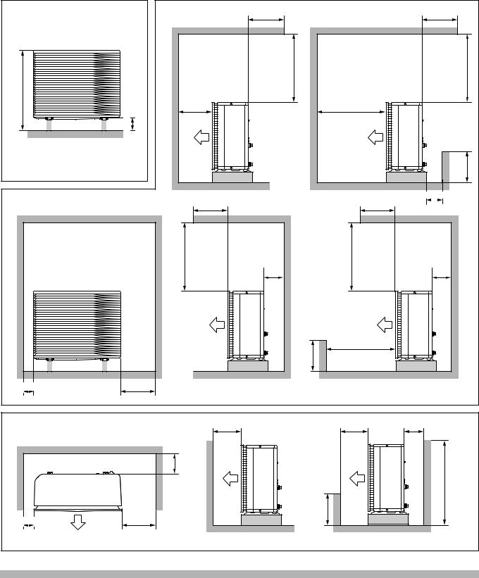 Daikin EPRA14DAV3, EPRA16DAV3, EPRA18DAV3, EPRA14DAW1, EPRA16DAW1 Installation manuals