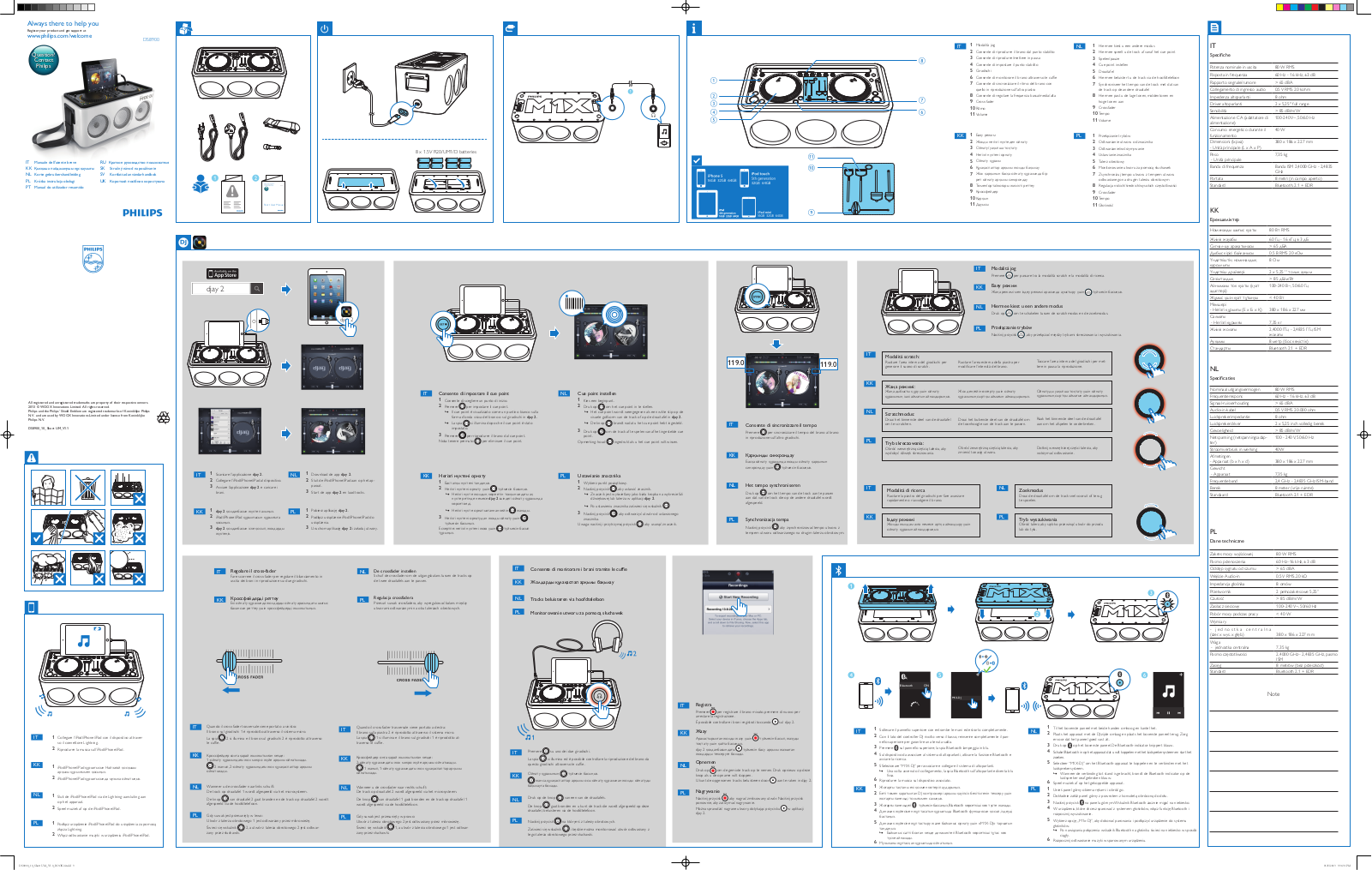 Philips DS8900 Quick start guide