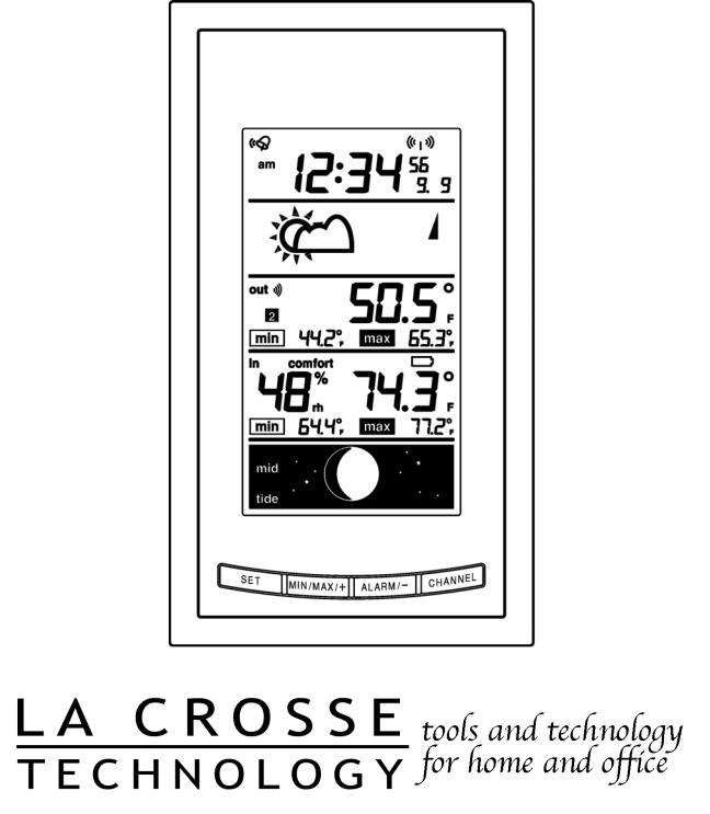 La Crosse Technology WS-9075TWC Manual