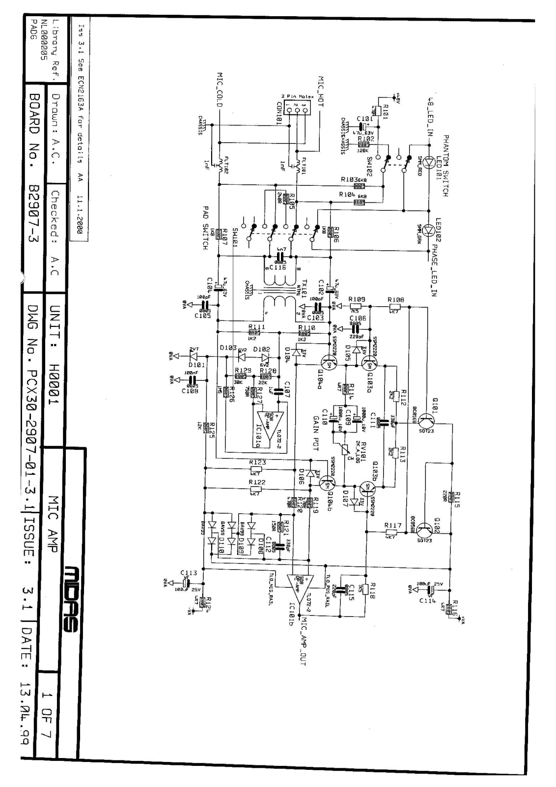 Midas H3000 User Manual