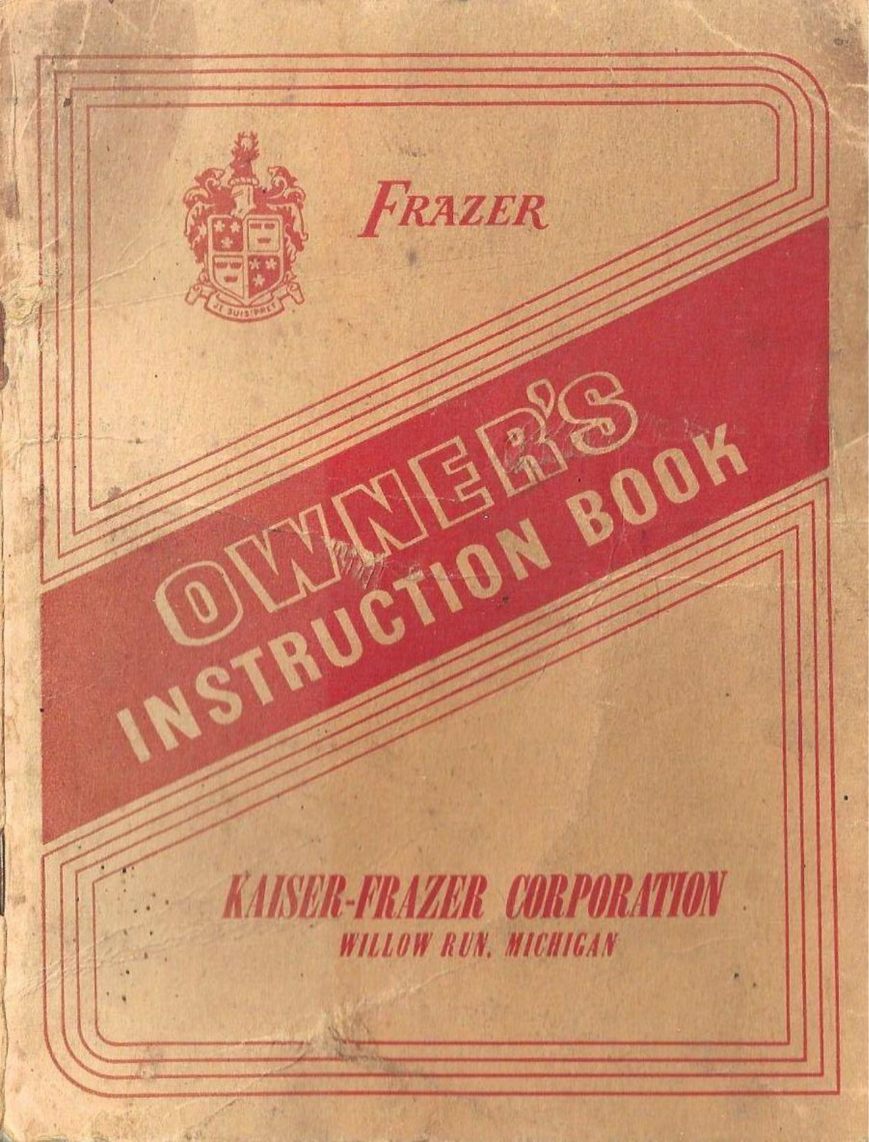 Kaiser Frazer 1947 Operating Instructions