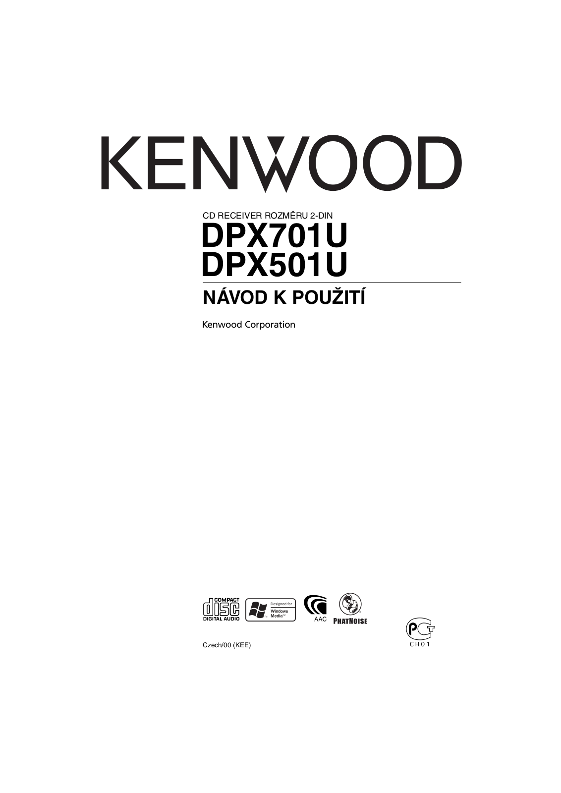 KENWOOD DPX701U, DPX501U User Manual