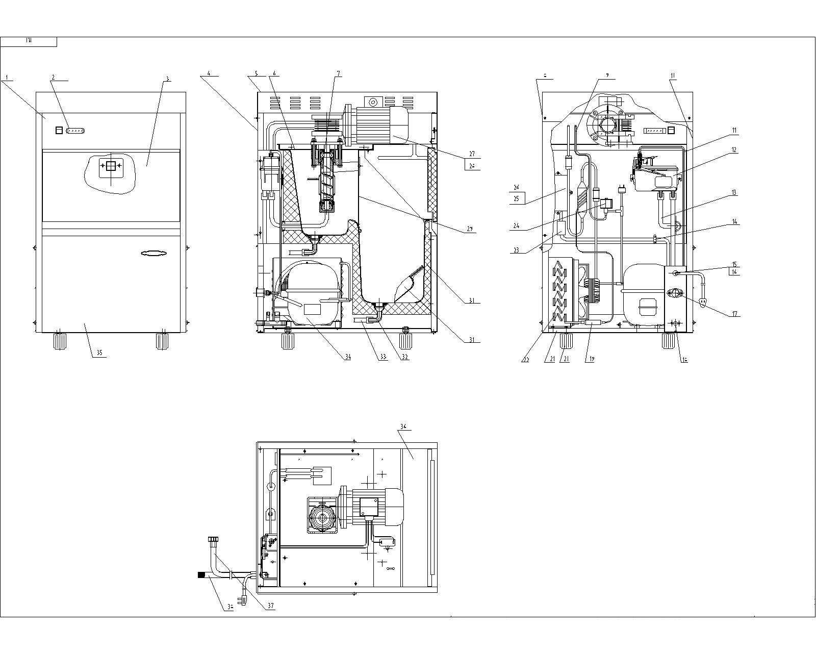 Hurakan HKN-GB20, HKN-GB50 Parts list