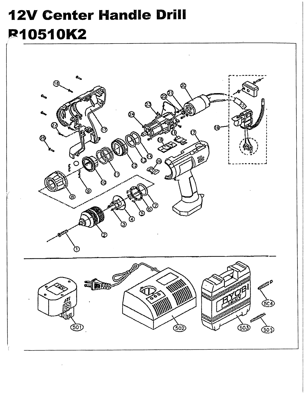 Ryobi R10510K2 User Manual