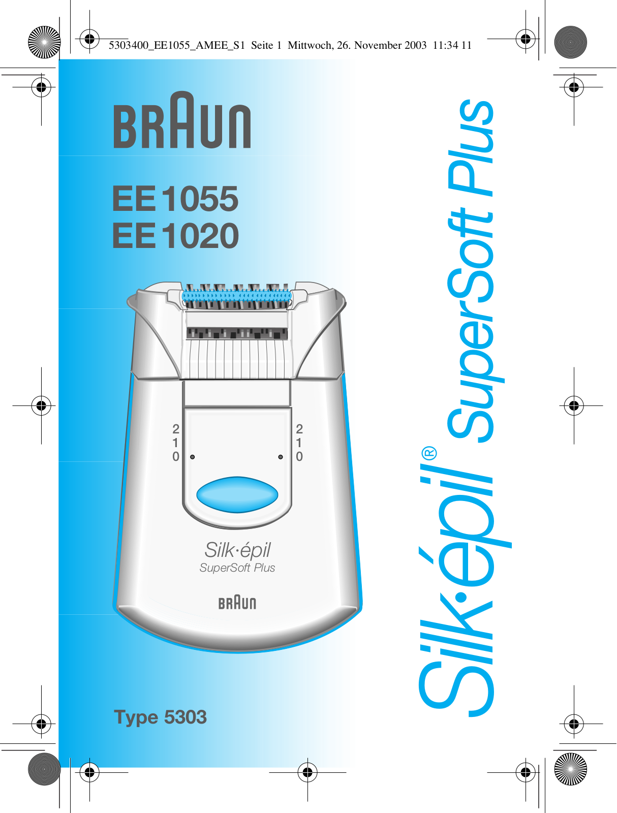 Braun EE1020, EE1055 User Manual