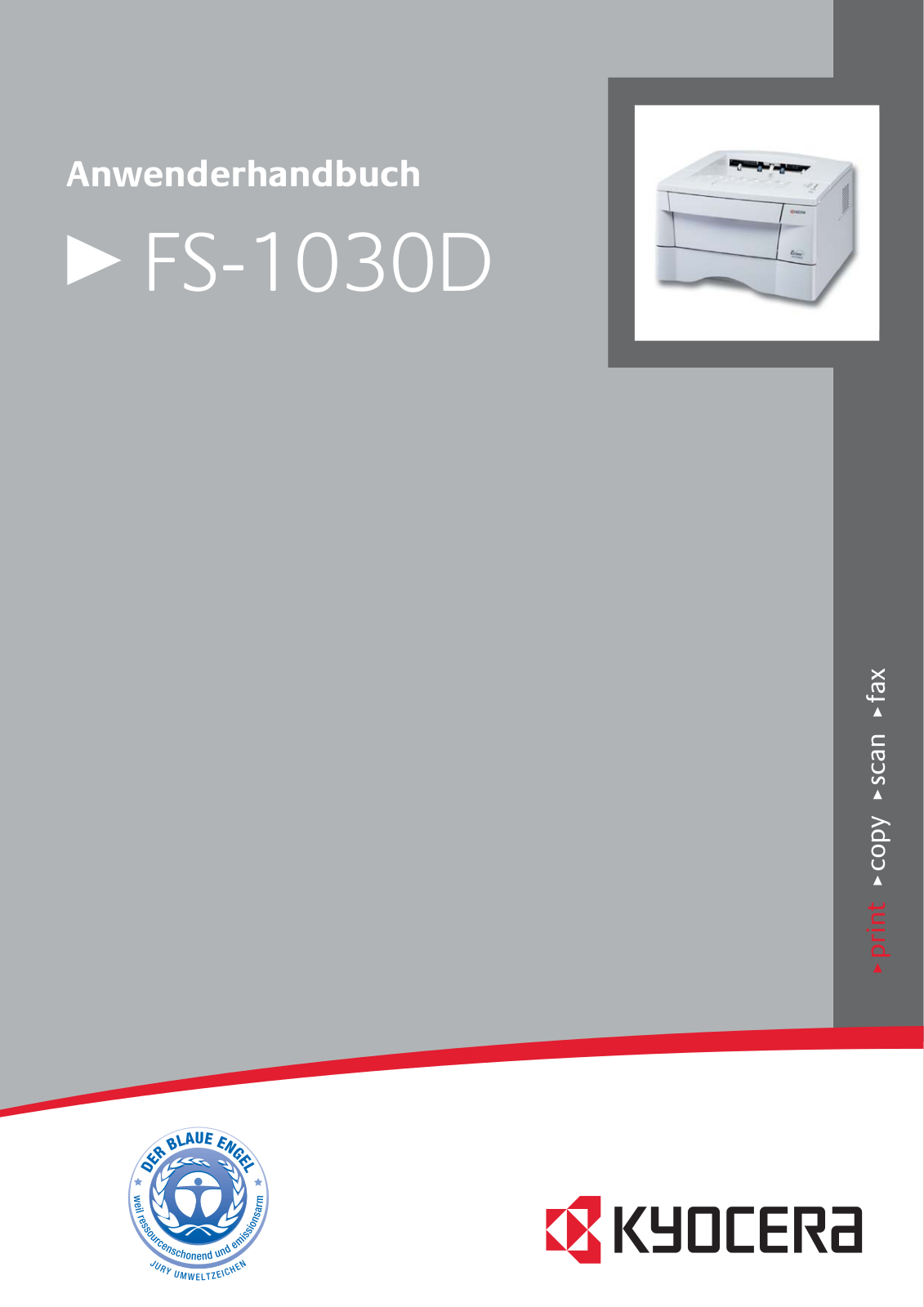 Kyocera FS-1030D User Manual