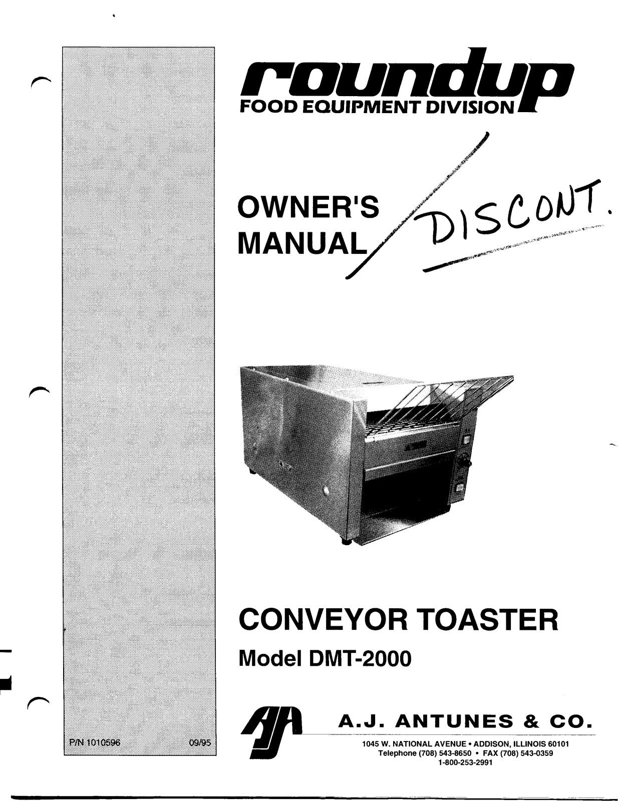 Antunes DMT-2000 Installation Manual