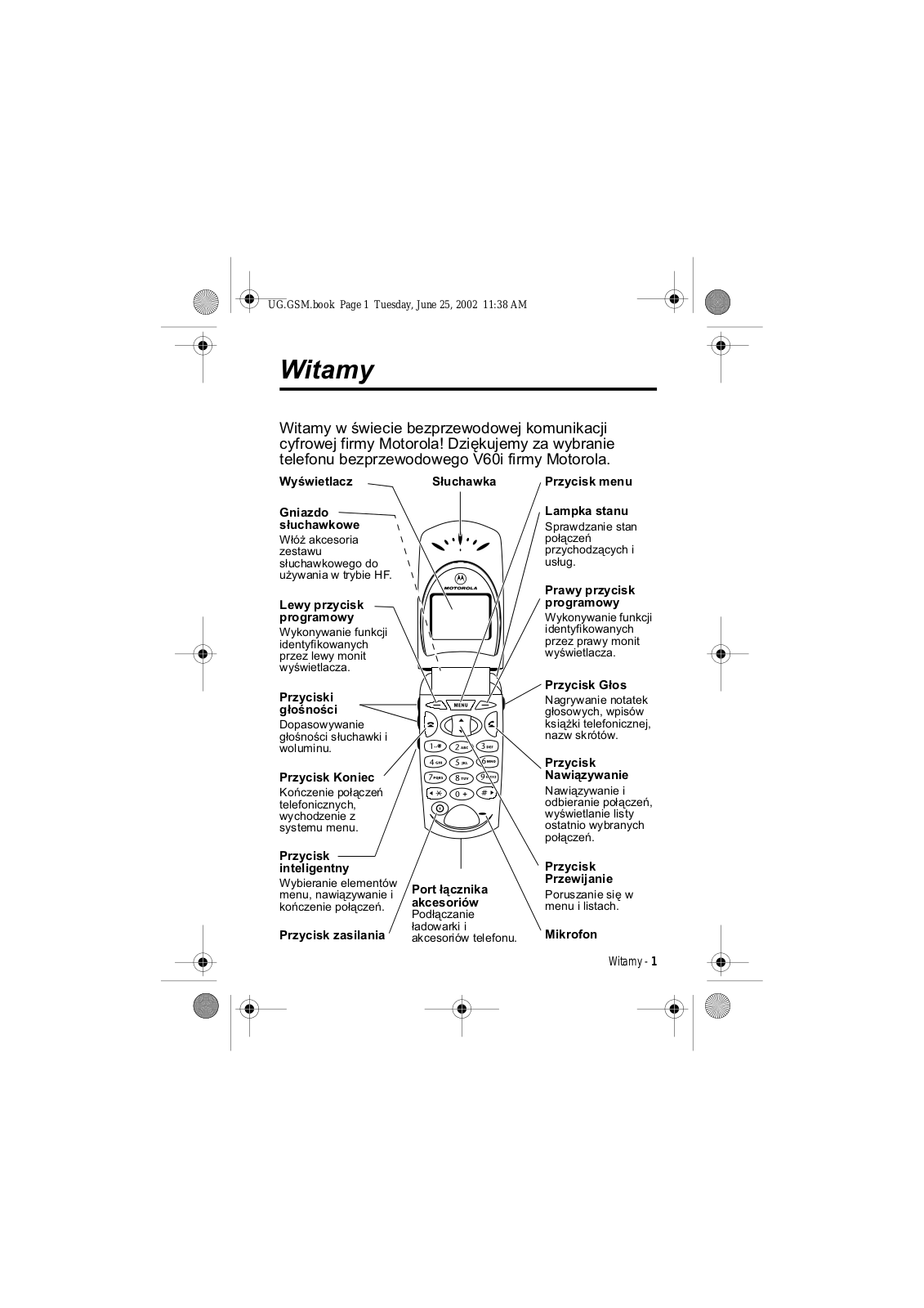 Motorola V60I User Manual