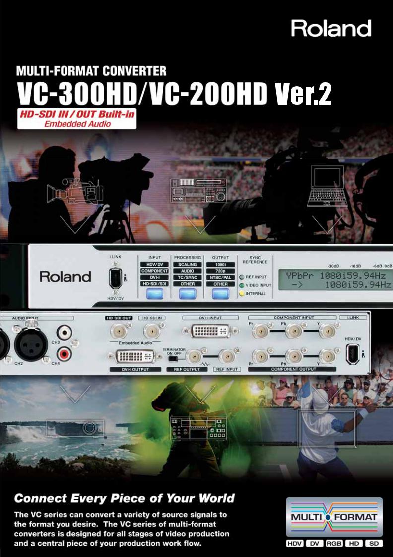 Edirol VC-200HD, VC-300HD Manual