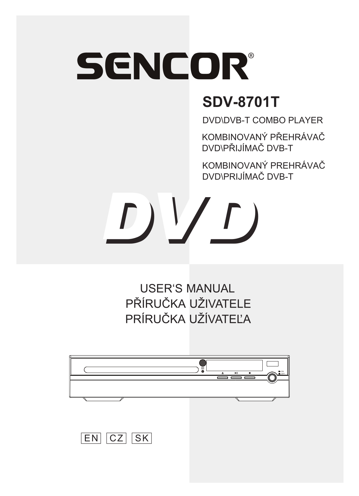 Sencor SDV 8701T User Manual