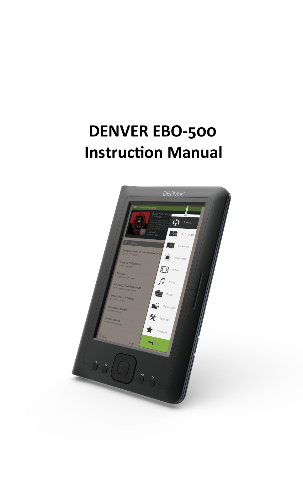 Denver EBO-500 User Manual