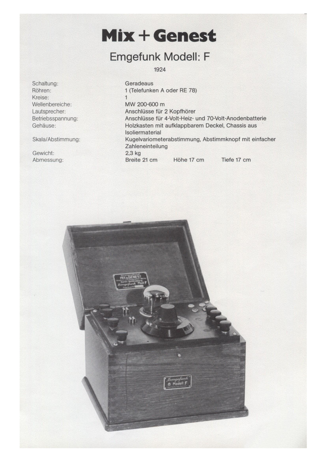 EMG F-mix User Manual