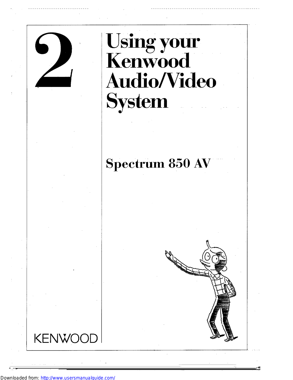 KENWOOD SPECTRUM850AV, KX-W896, KT-596, KA-896, JL-996 User Manual