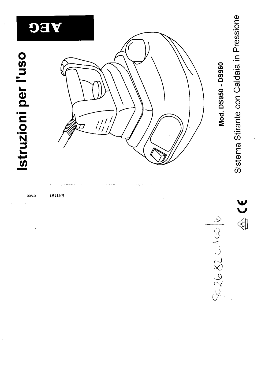 AEG DS960, DS950 User Manual