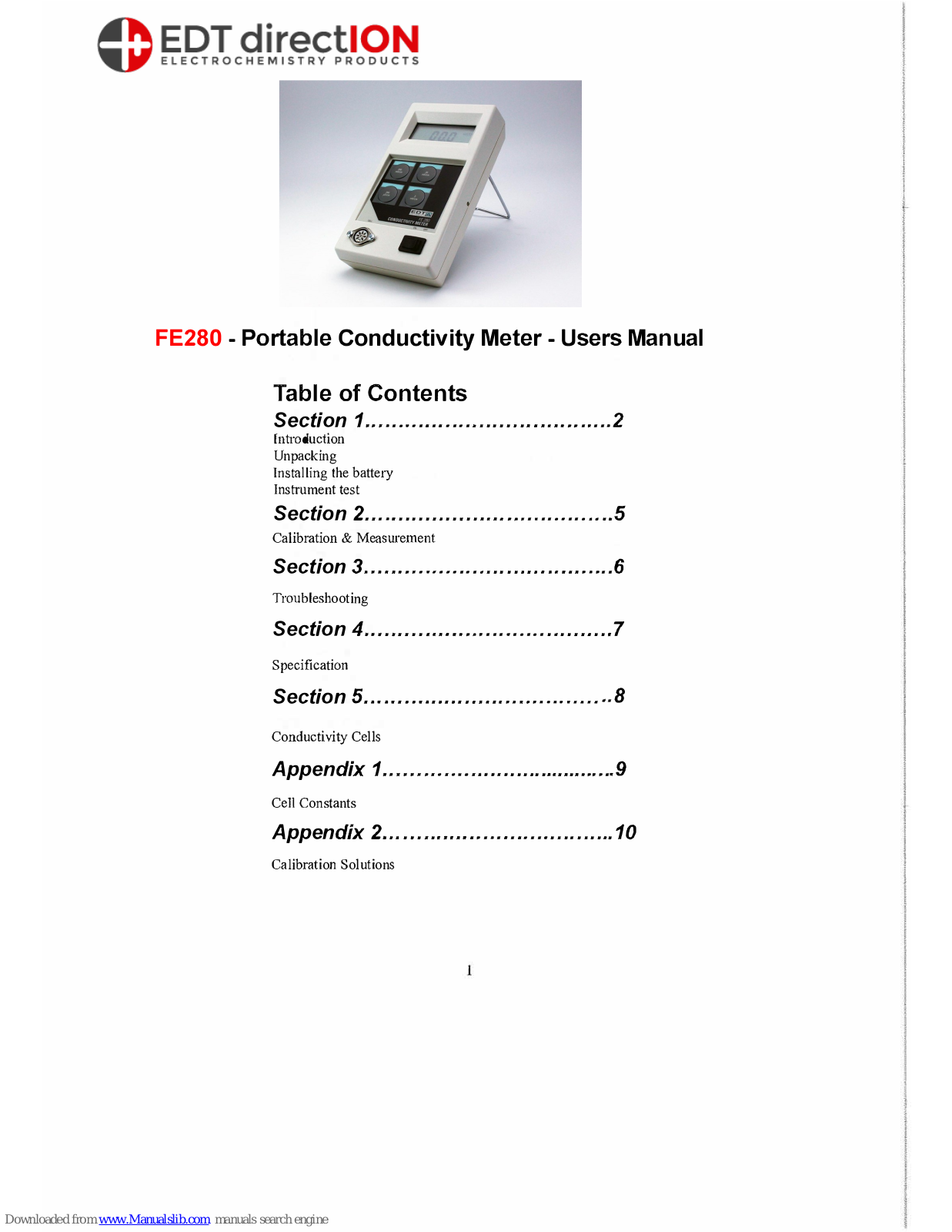 EDT FE280 User Manual