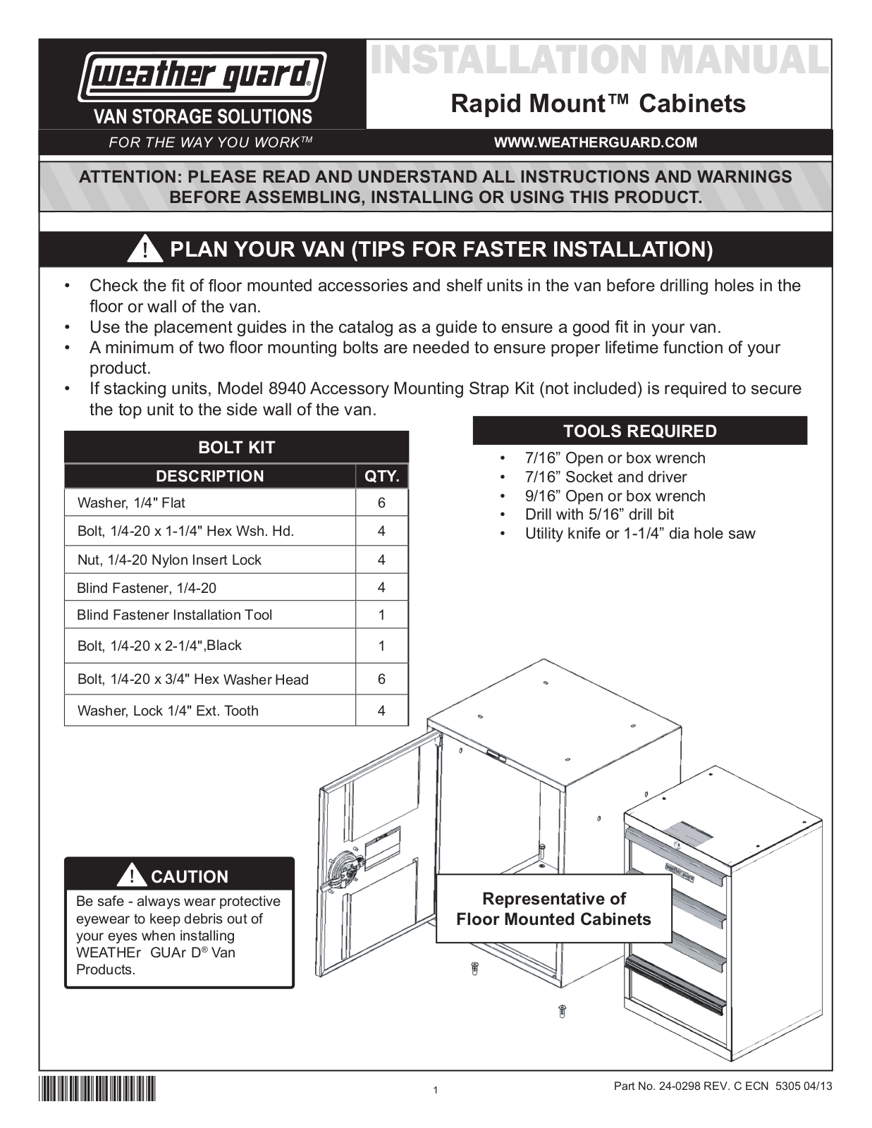 WEATHER GUARD 9029-3-01 User Manual