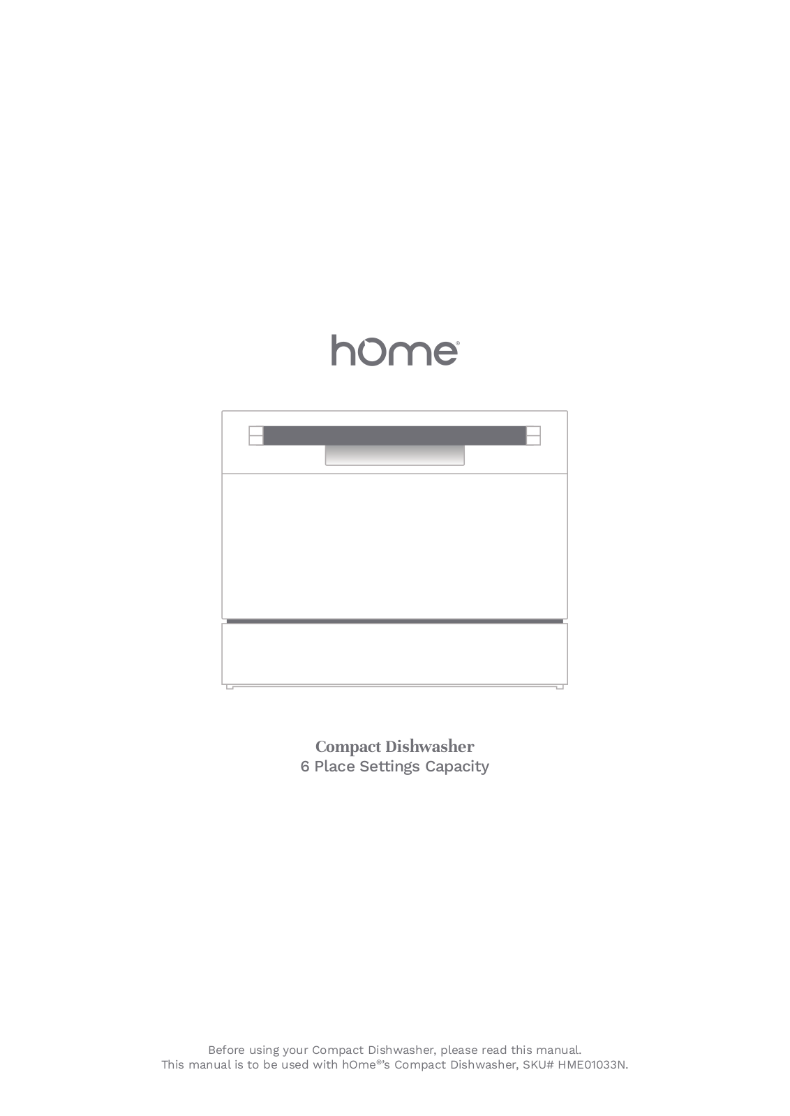 Home HME01033N User Manual