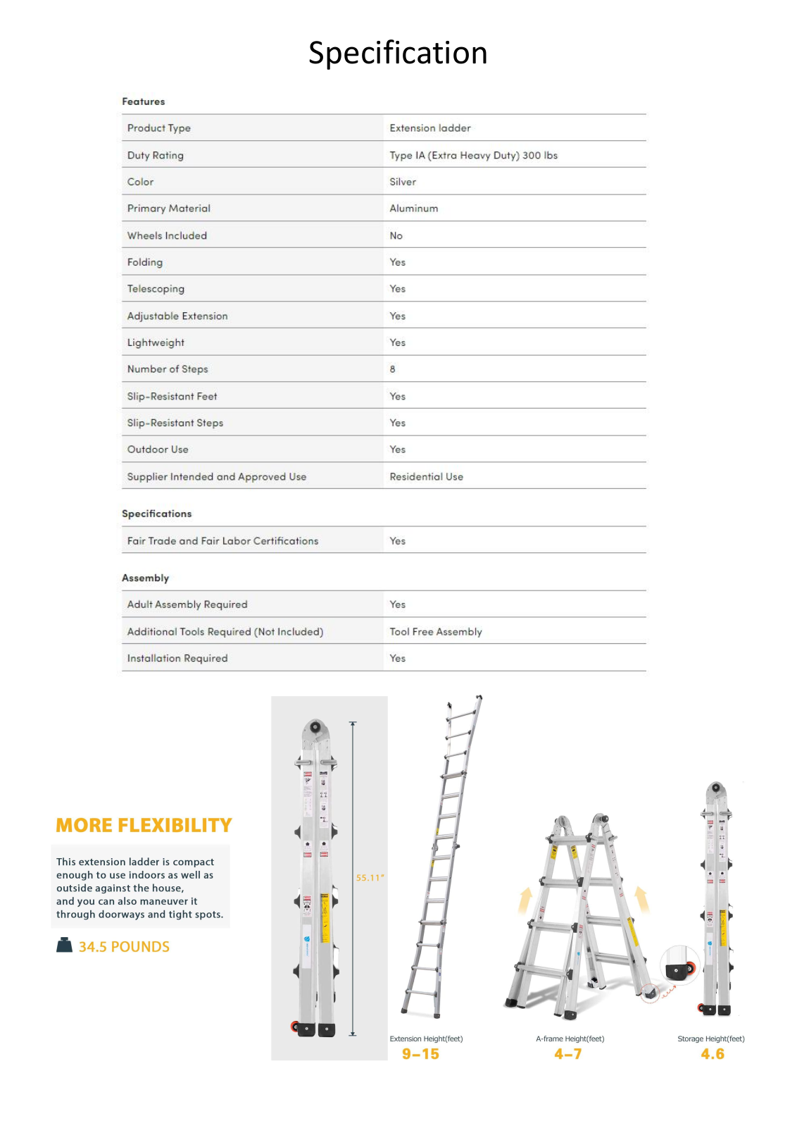 WFX Utility W003474107 Specifications - ManualMachine.com