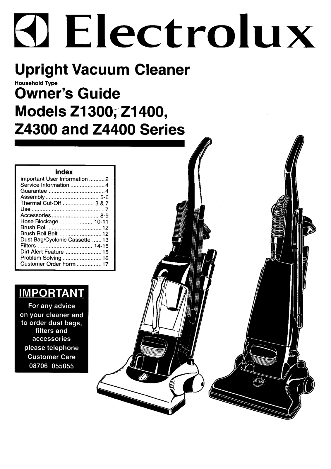 AEG Z4387, Z4386, Z4385, Z4388 User Manual