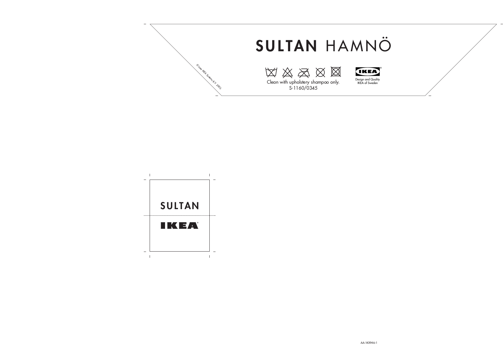 IKEA SULTAN HAMNÃ INNER SPRING MATTRESS Assembly Instruction