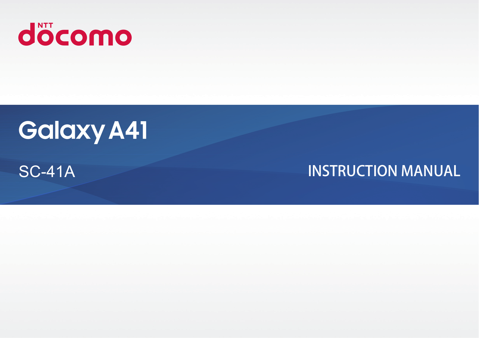 Samsung Galaxy A41, SC-41A User guide - ManualMachine.com