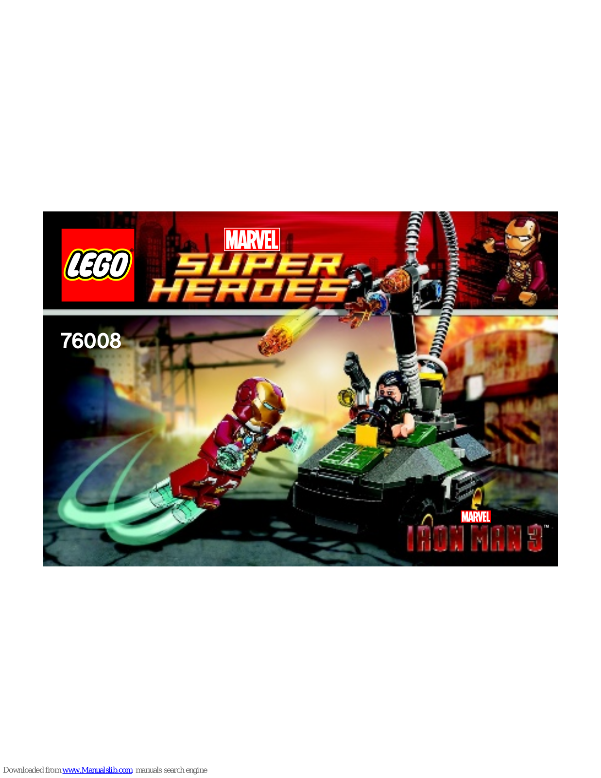 LEGO Marvel Super Heroes 76008 Assembling Instructions