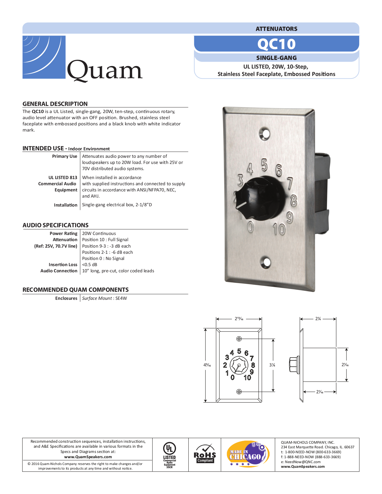 Quam QC10 User Manual