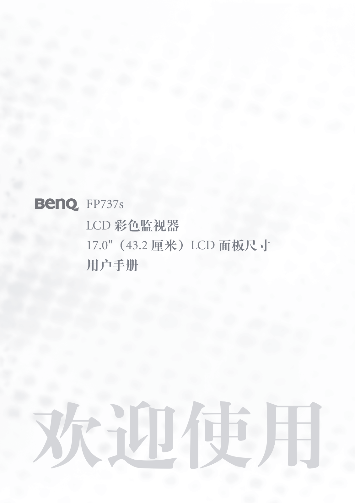 BenQ FP37S User Guide