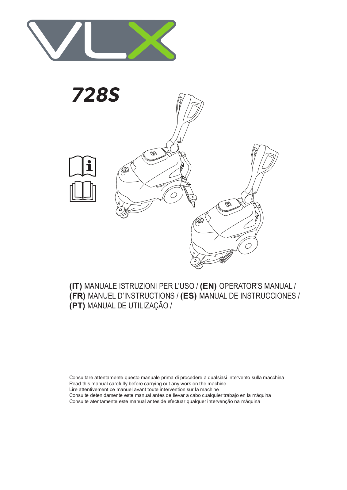 VLX 728S Operator's Manual