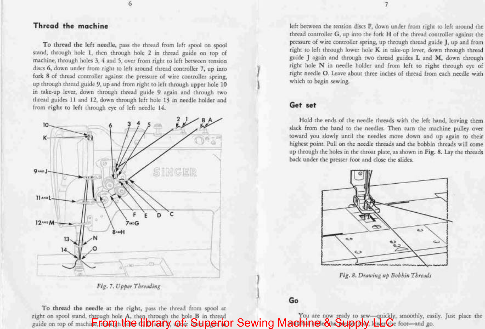 Singer 212W140 Threading Diagram