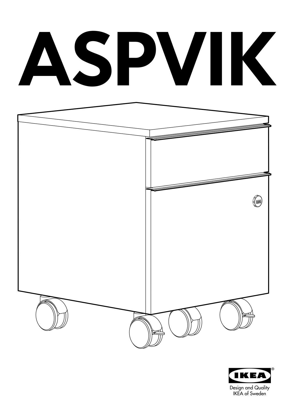 IKEA ASPVIK DRAWER UNIT 17