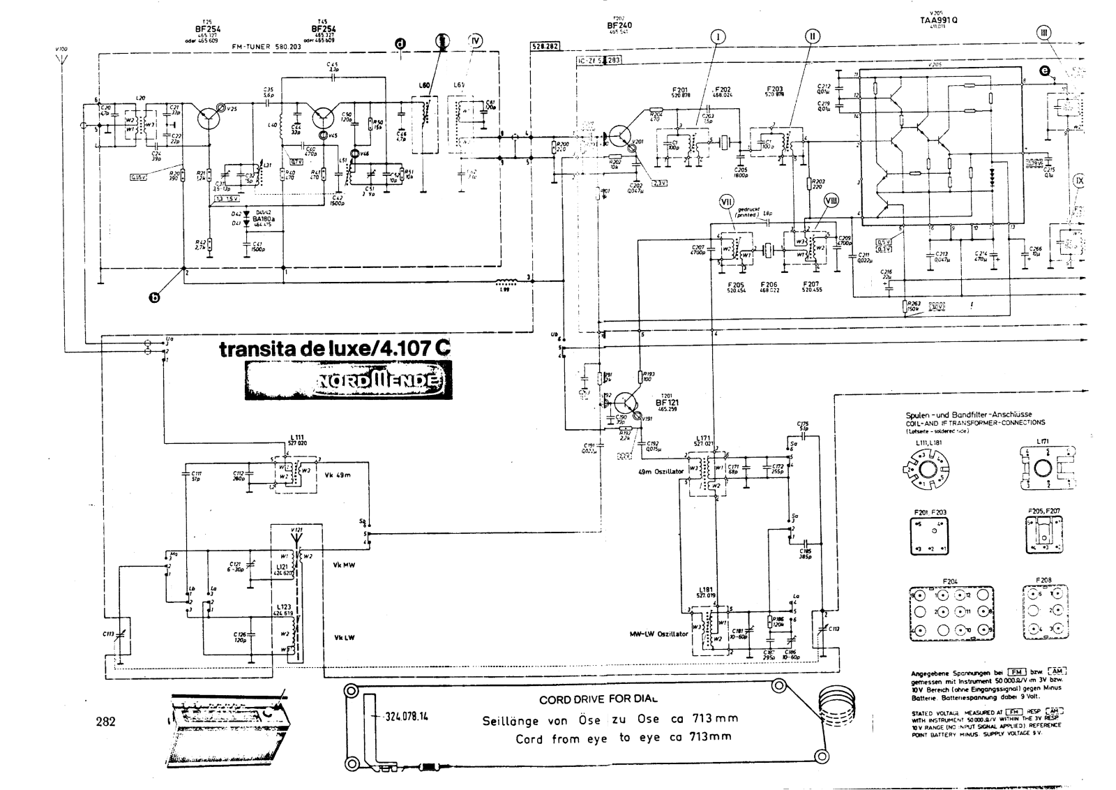 Nordmende Transita-Deluxe Schematic