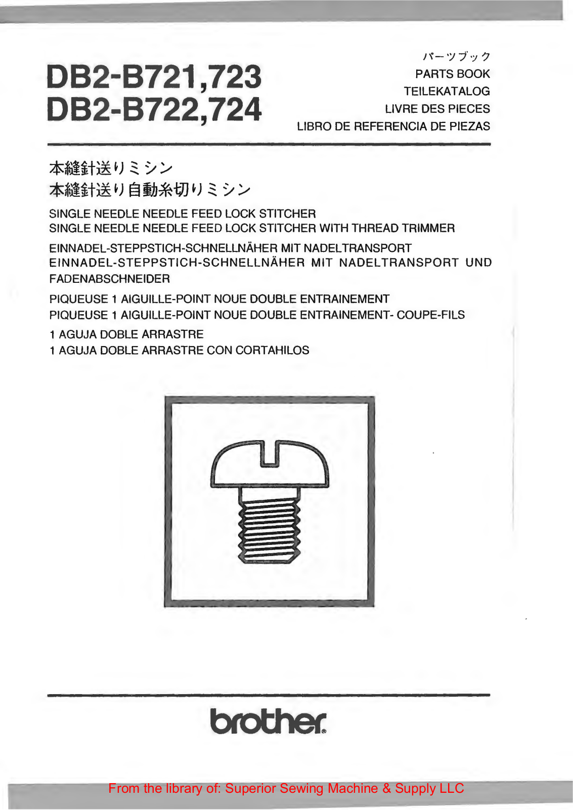 Brother DB2-B721, DB2-B723, DB2-B722, DB2-B724 User Manual - ManualMachine.com