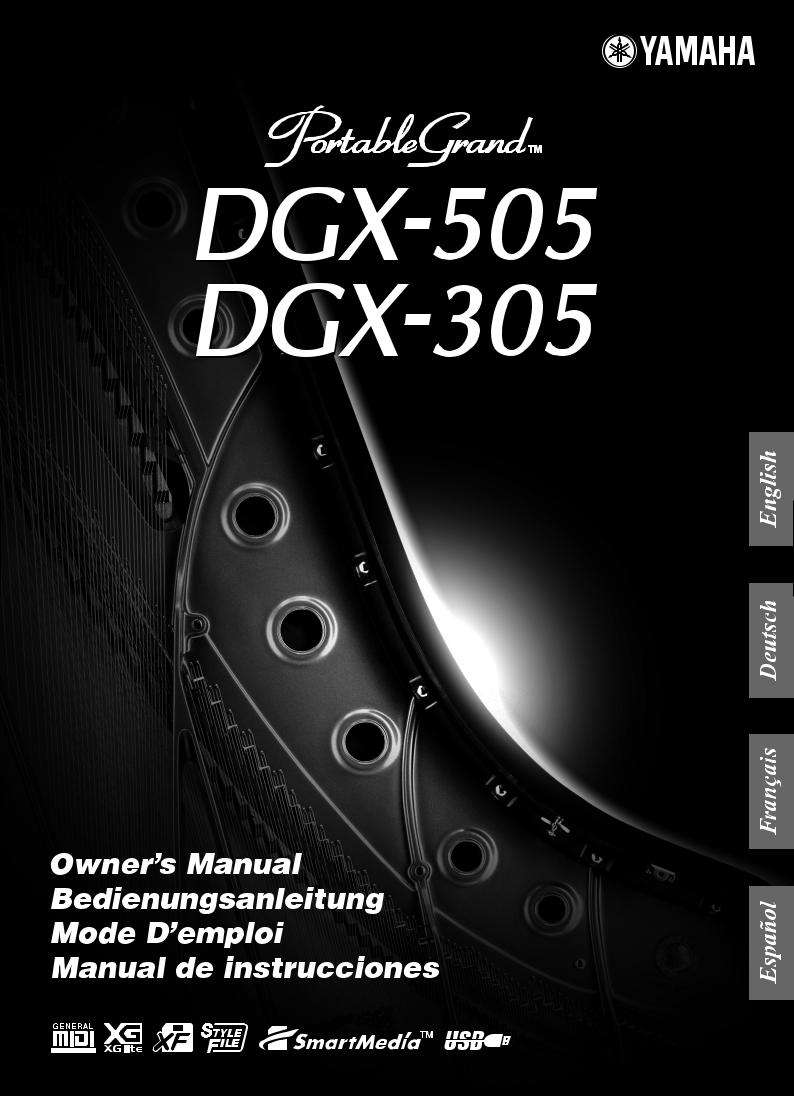SONY DGX505 User Manual