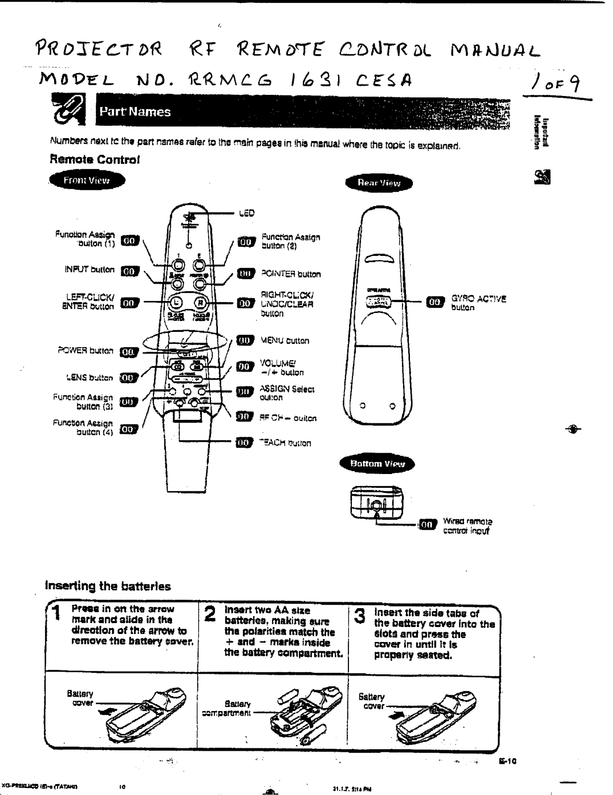 Movea TCG001 User Manual