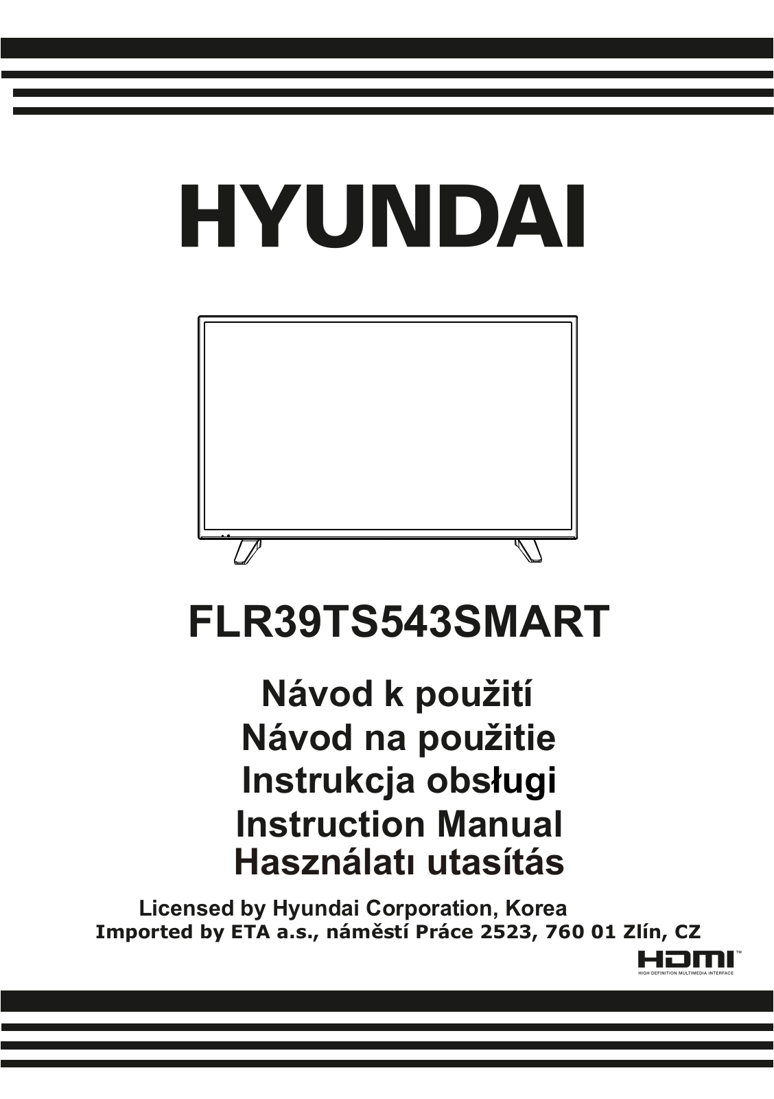 Hyundai FLR 39TS543 SMART User Manual