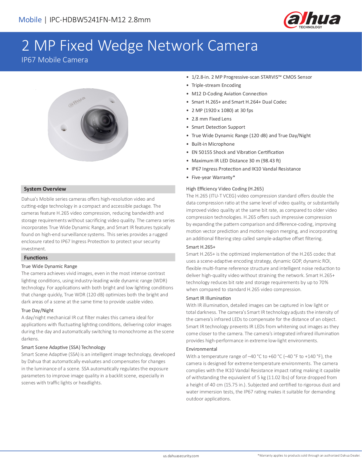 Dahua IPC-HDBW5241FN-M User Manual