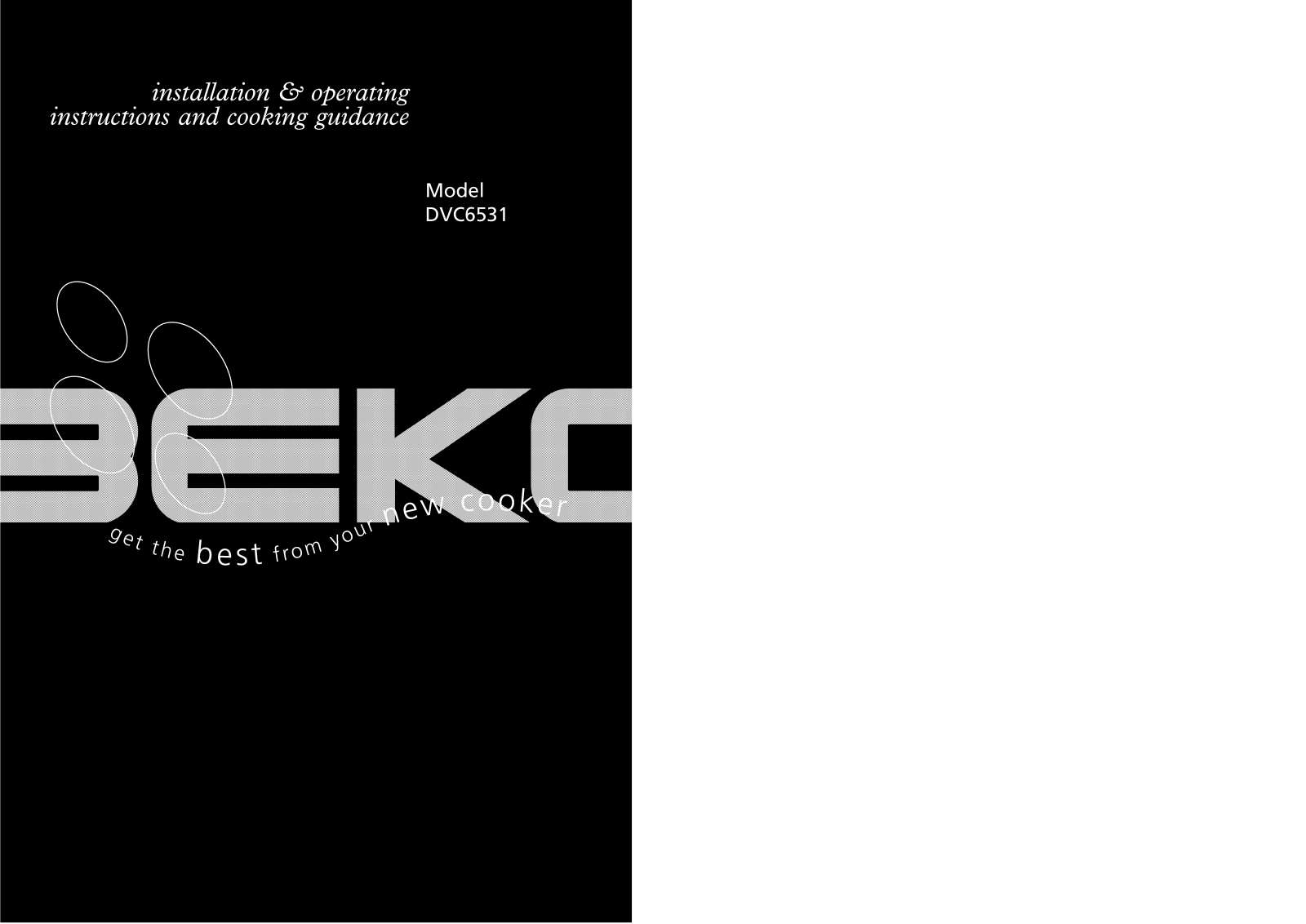 Beko DVC6531 User Manual