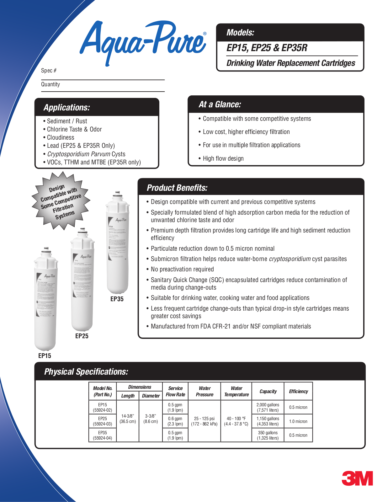 3M EP25 User Manual