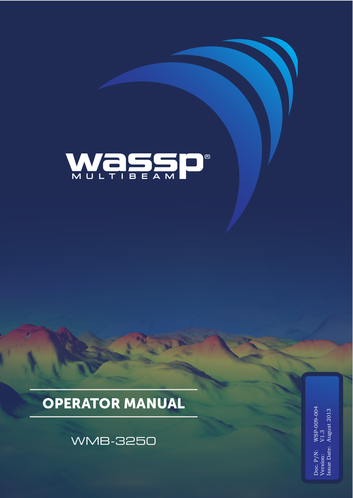 Wassp WMB-3250 Operator's Manual