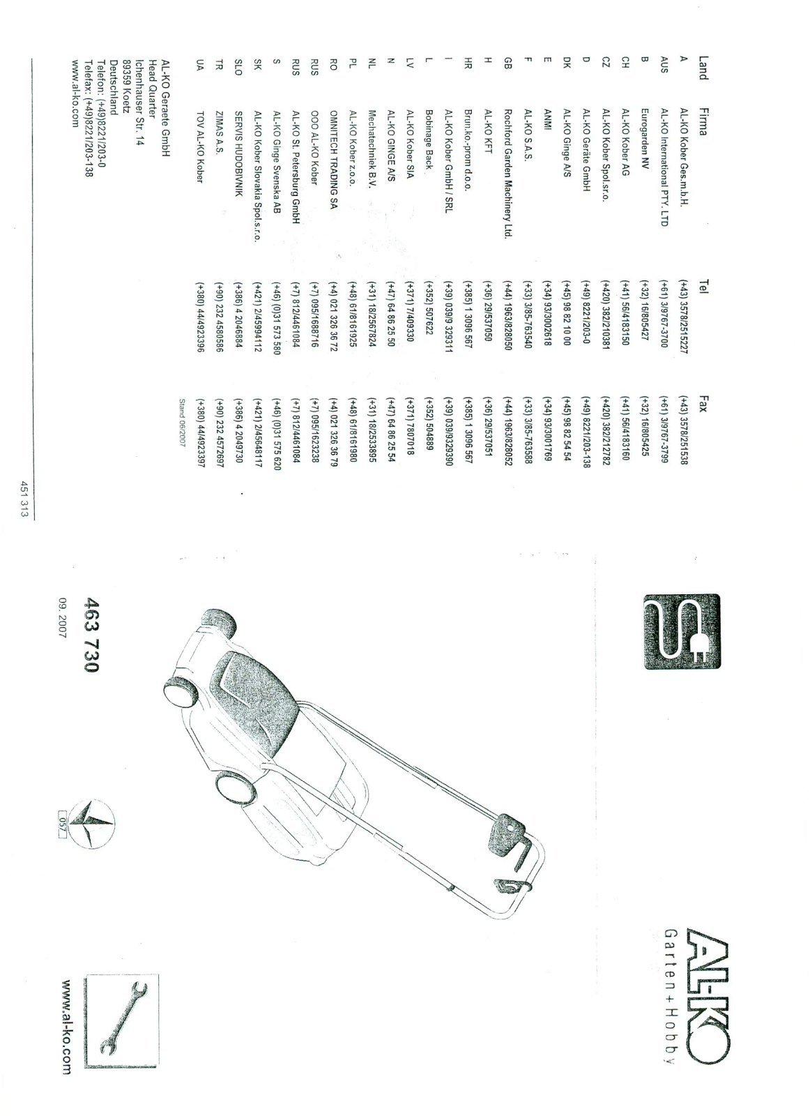 AL-KO 3.8 E Classic  Plus User Manual