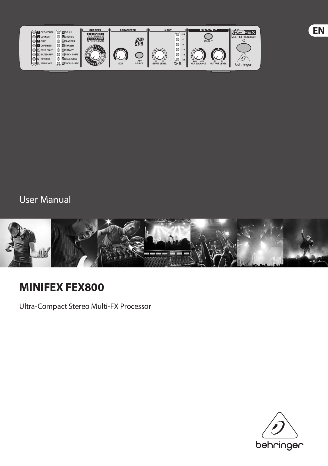 Behringer FEX800 User Manual