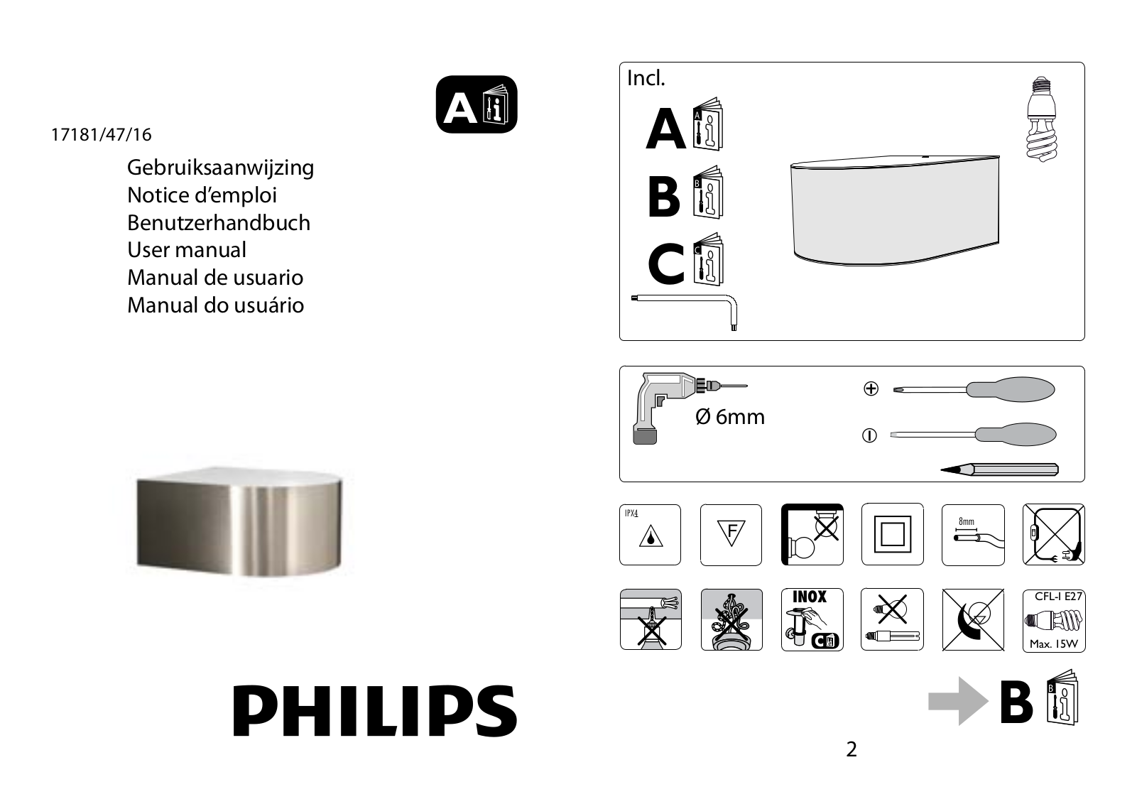 Philips 17181-47-16 User Manual