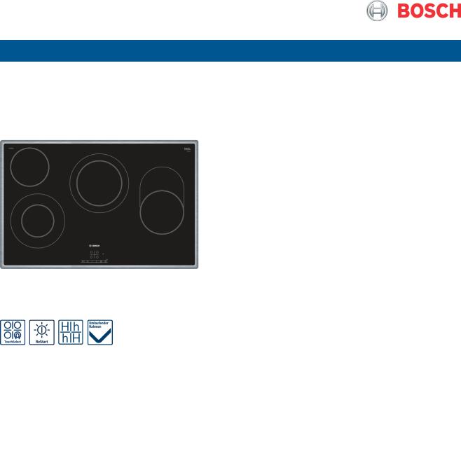 Bosch PKH845BB1D User Manual