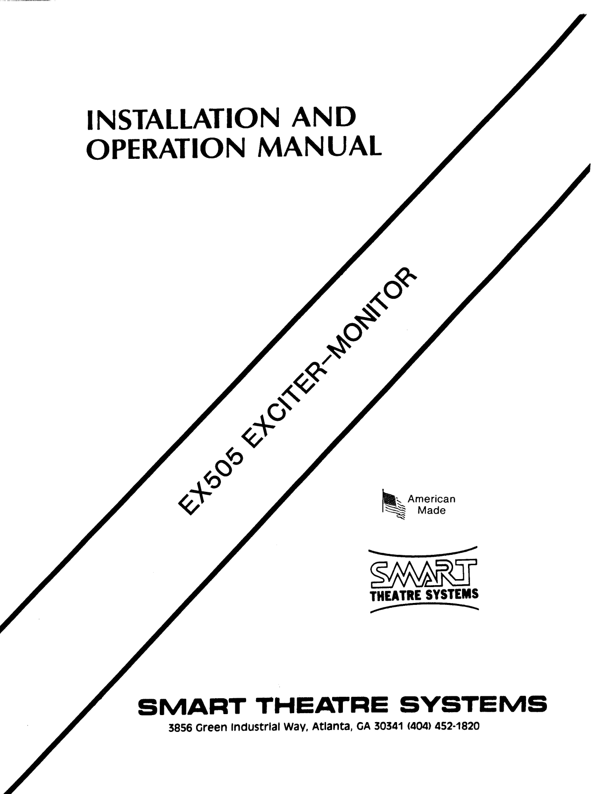 Smart EX505 INSTALLATION Manual