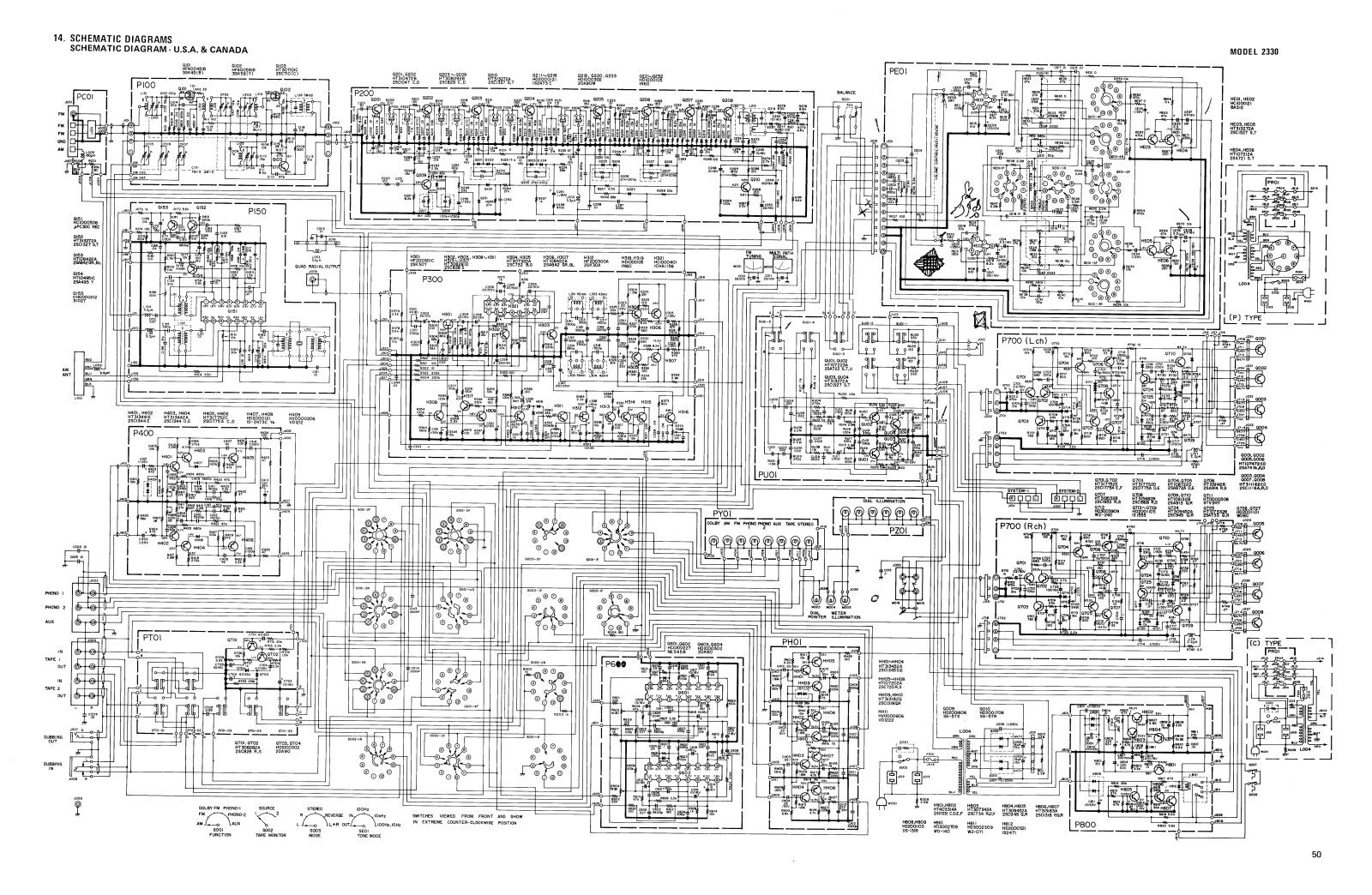 Marantz 2330-US Schematic