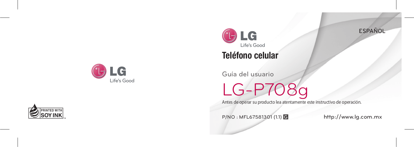 LG LGP708G User Manual