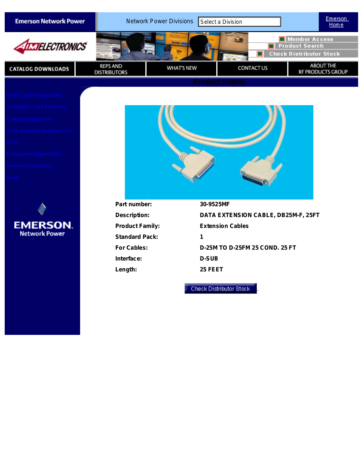 EMERSON 30-9525MF User Manual