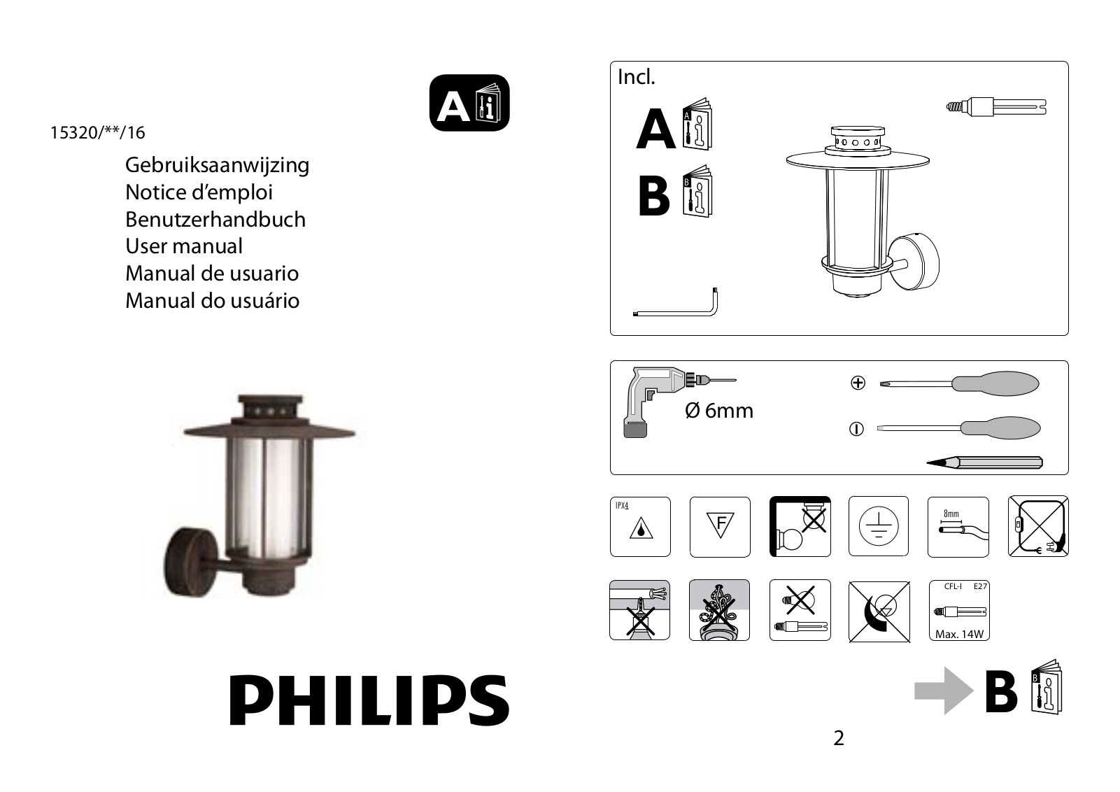 Philips 15320-86-16 User Manual